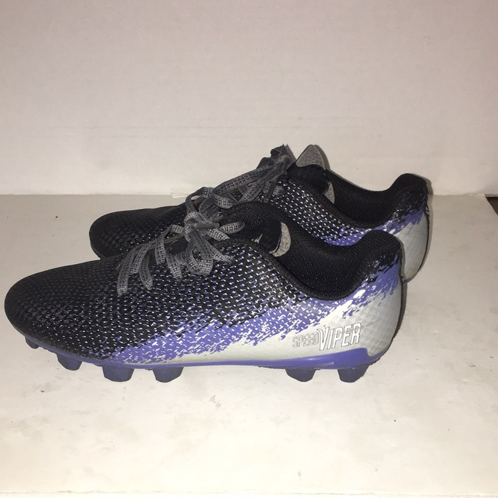 DSG Speed Viper Kids Shoes - Black and Purple
